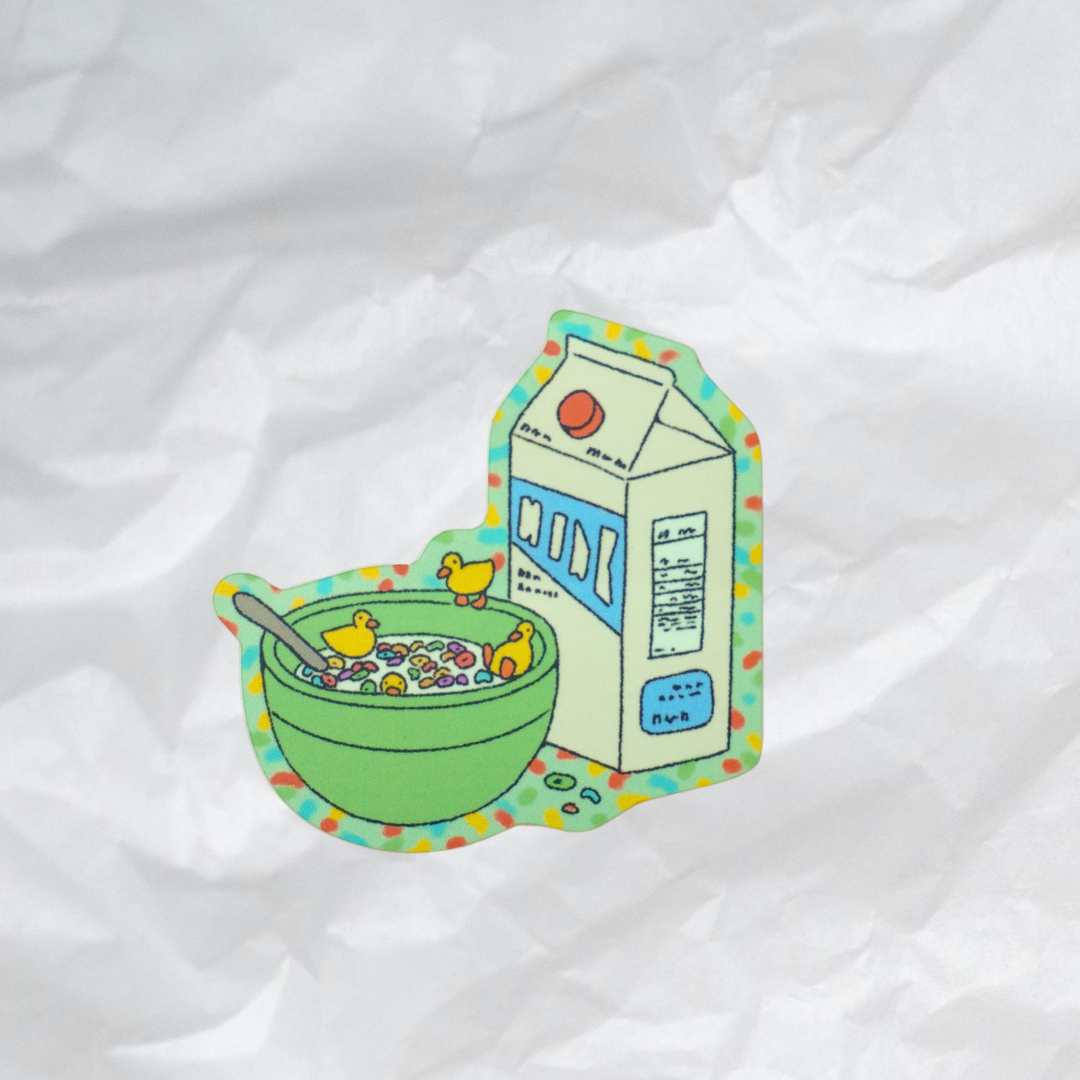 cereal ducks sticker