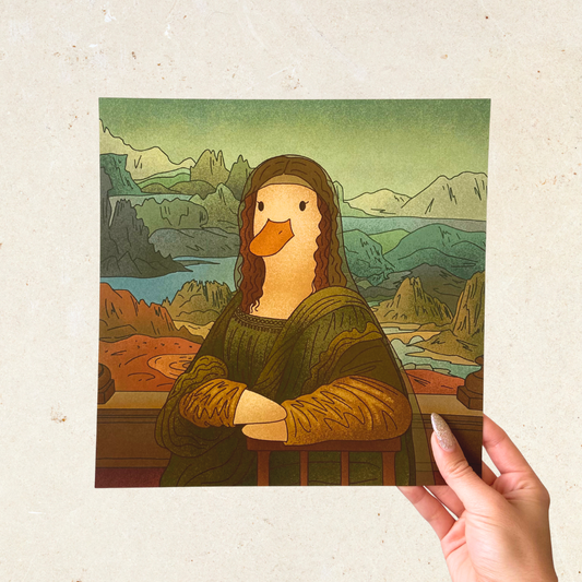 mona duck print