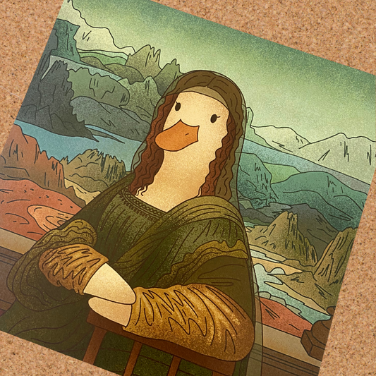 mona duck print