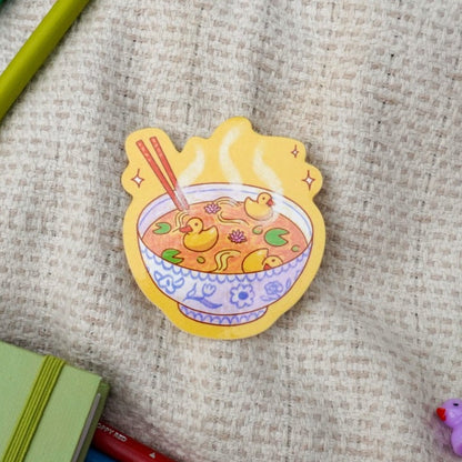 Ducks in ramen sticker