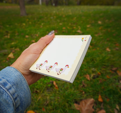 Duck parade notepad