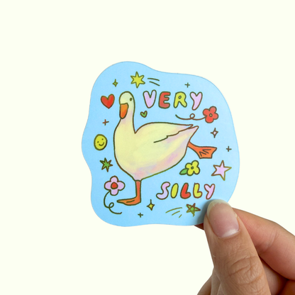 very silly sticker