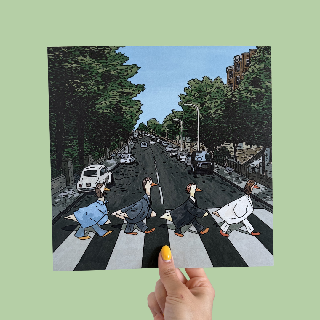 ducky road 10x10 print
