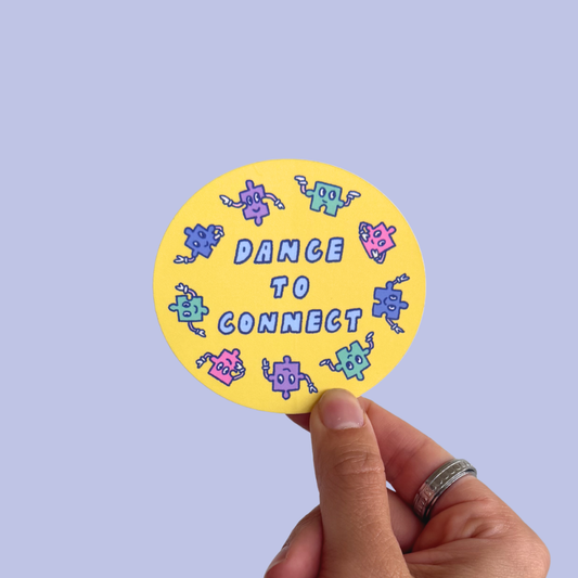 dance to connect fundraiser sticker