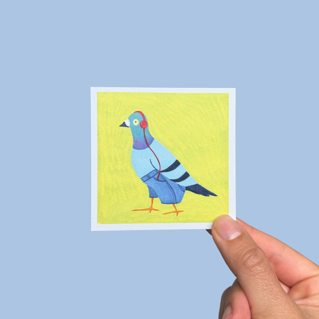 pigeon mini print