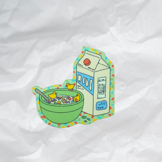 cereal ducks sticker