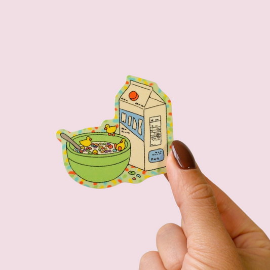 cereal ducks sticker