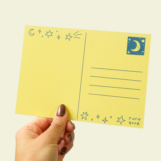 goodnight duck postcard