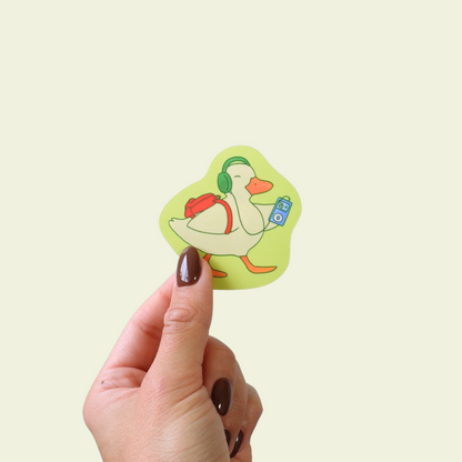 ipod duck sticker