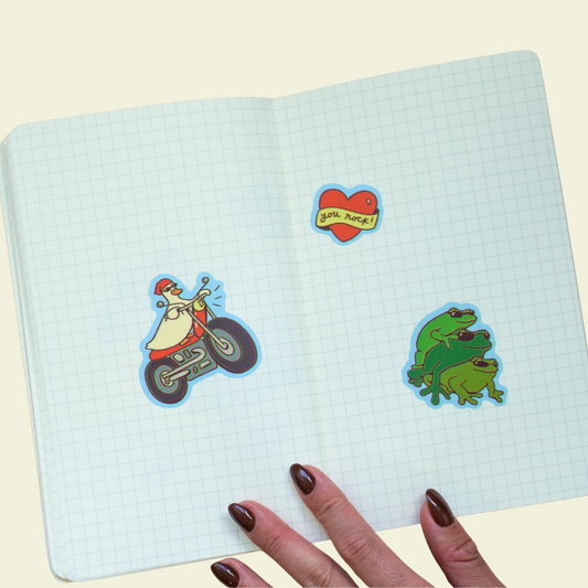 you rock sticker sheet