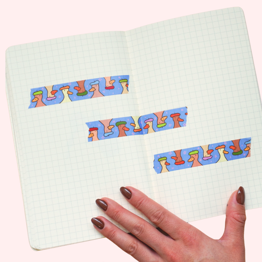 ducks in berets washi tape