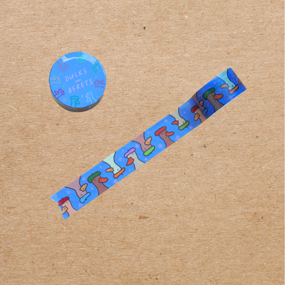 ducks in berets washi tape